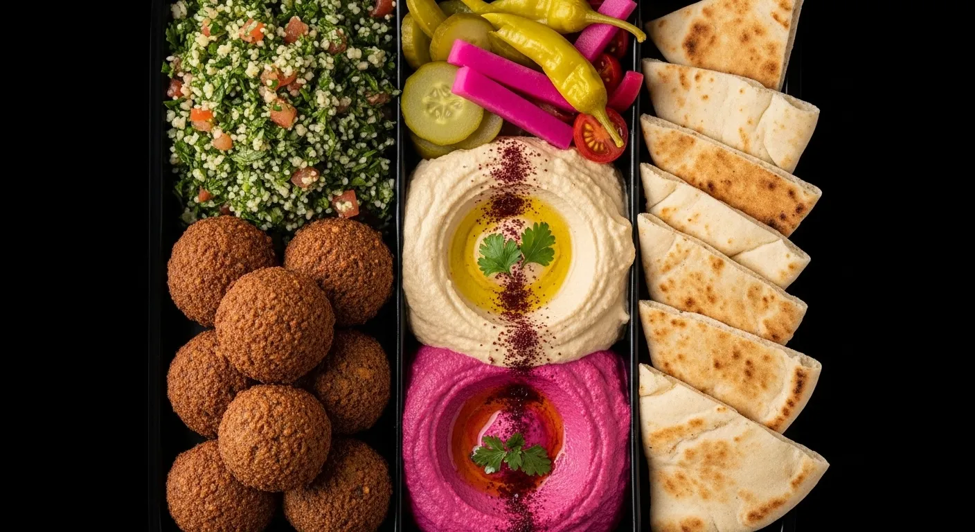 Falafel Mezze Box