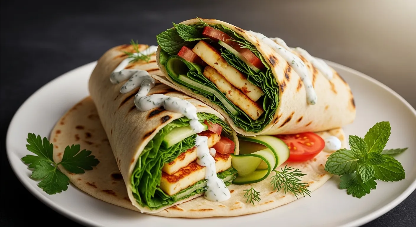 Halloumi Wrap